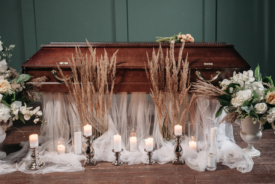 White Candles on Brown Wooden Table